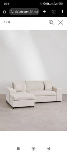 Divano letto tre posti - letto,