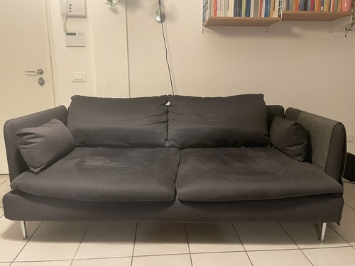 Fodera colore blu divano ikea - fodera,